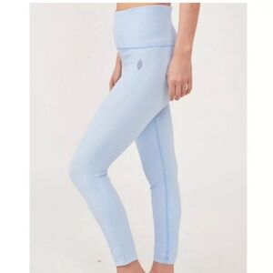 Free People Movement Free Throw High-rise Leggings Blue Moon Quartz Size XL